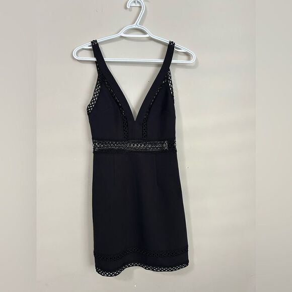 NWT Free People Iris Crochet-Inset Mini Dress - Picture 3 of 11
